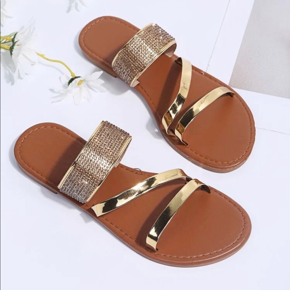 Gold Sandals